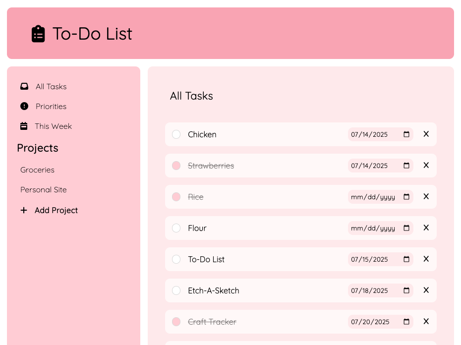 To-Do List App