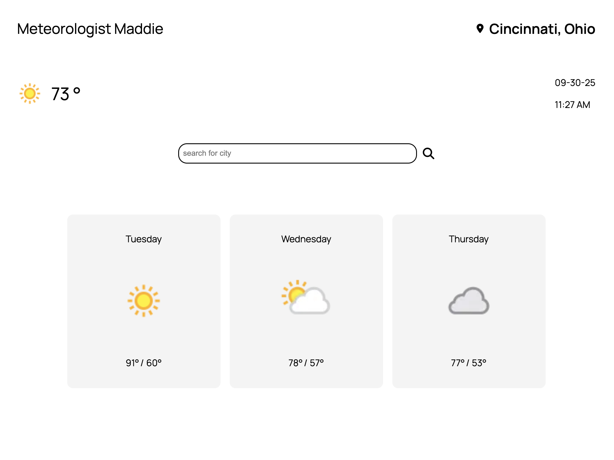 Weather App